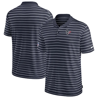 Men's Nike Navy Houston Texans Sideline Lock Up Victory Performance Polo