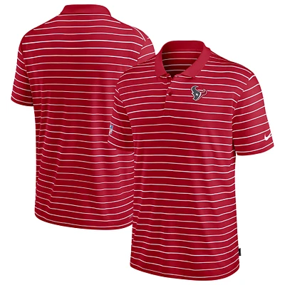 Men's Nike Red Houston Texans Sideline Lock Up Victory Performance Polo