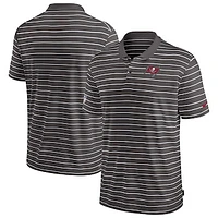 Men's Nike Pewter Tampa Bay Buccaneers Sideline Lock Up Victory Performance Polo