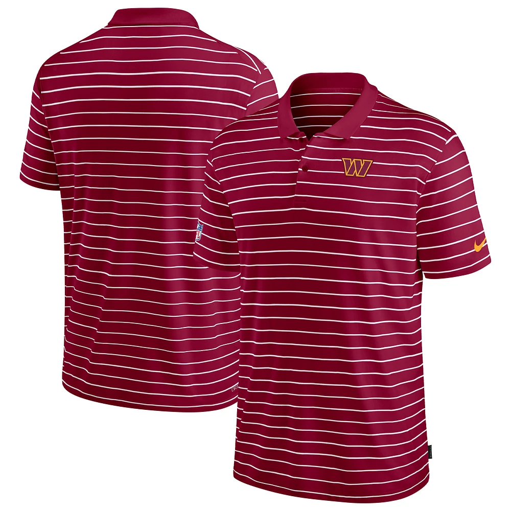 Men's Nike Washington Commanders Sideline Lock Up Victory Performance Polo