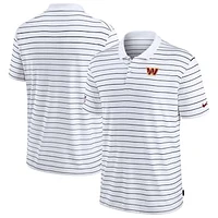 Men's Nike White Washington Commanders Sideline Lock Up Victory Performance Polo