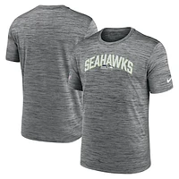 Men's Nike Seattle Seahawks Sideline Velocity Athletic Stack Performance T-Shirt