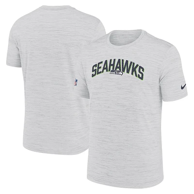 Men's Nike Seattle Seahawks Sideline Velocity Athletic Stack Performance T-Shirt