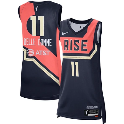 Unisex Nike Elena Delle Donne Navy Washington Mystics Rebel Edition Victory Player Jersey