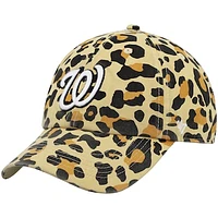 Women's '47 Washington Nationals Tan Bagheera Cheetah Clean Up Adjustable Hat