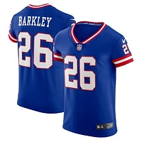 Men's Nike Saquon Barkley Royal New York Giants Classic Vapor Elite Player Jersey