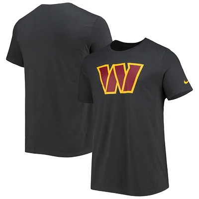 Men's Nike Charcoal Washington Commanders Primary Logo T-Shirt