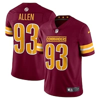 Men's Nike Jonathan Allen Burgundy Washington Commanders Vapor Limited Jersey