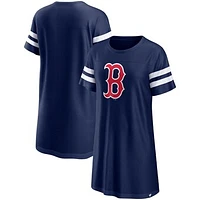 Women's Fanatics Navy Boston Red Sox Iconic Mesh Dress