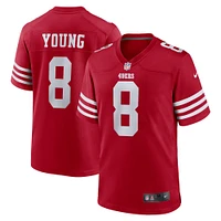 Men's Nike Steve Young Scarlet San Francisco 49ers Retired Game Player Jersey