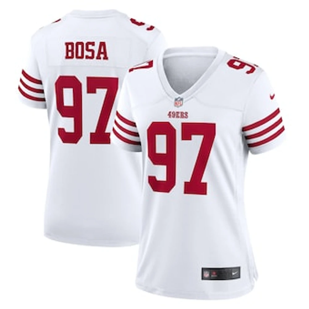 Women's Nike Nick Bosa White San Francisco 49ers Game Player Jersey