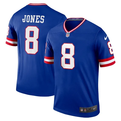 Men's Nike Daniel Jones Blue New York Giants Alternate Legend Player Performance Top