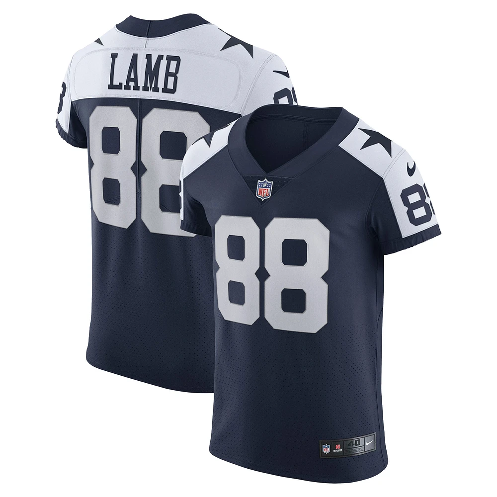 Men's Nike CeeDee Lamb Navy Dallas Cowboys Alternate Vapor Elite Jersey