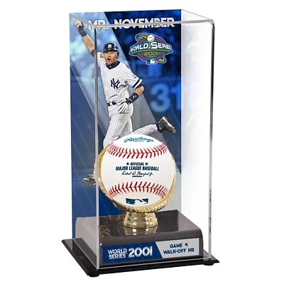 Derek Jeter New York Yankees Mr. November Display Case with Image