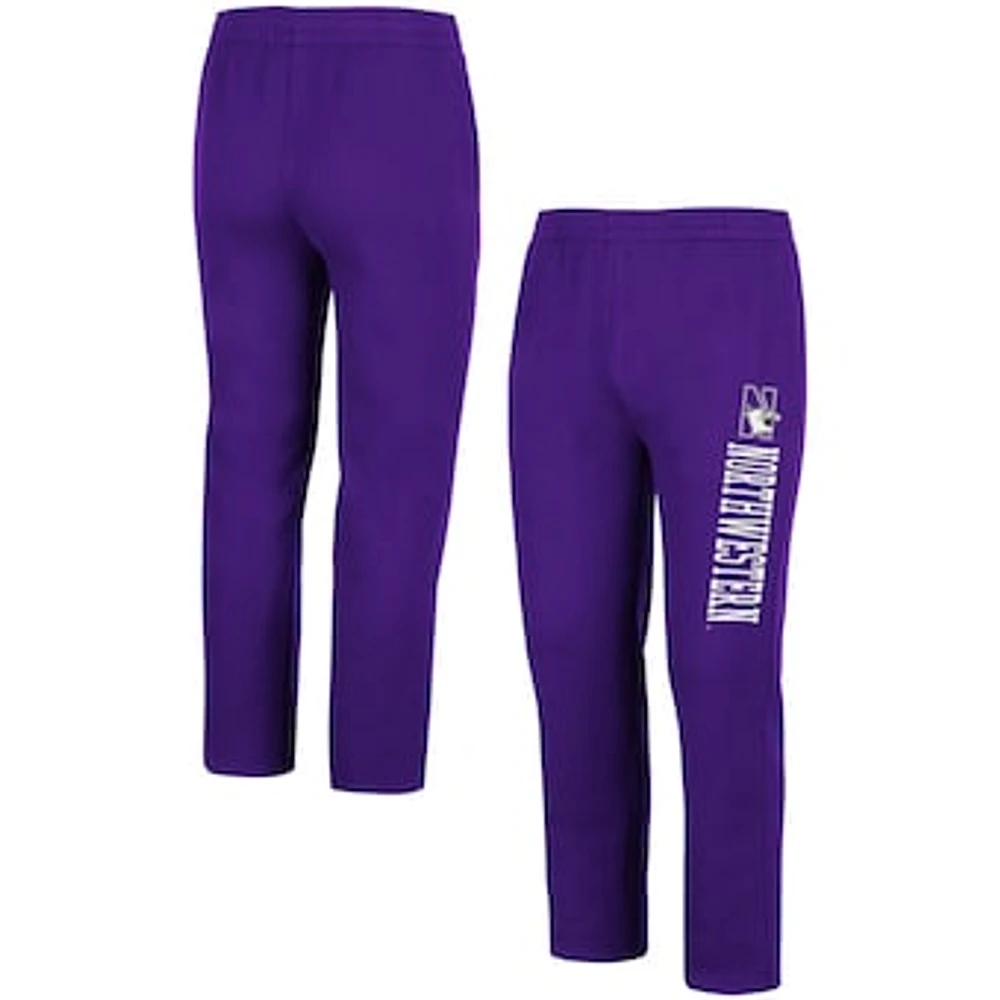 Men's Colosseum Purple Northwestern Wildcats Fleece Pants