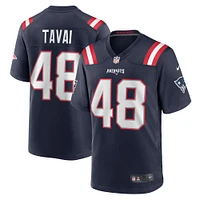 Men's Nike Jahlani Tavai Navy New England Patriots Game Player Jersey