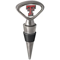Silver Texas Tech Red Raiders Wine Stopper