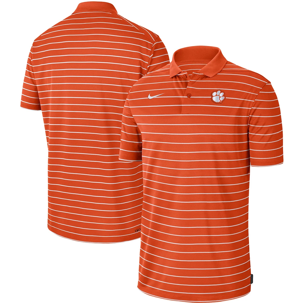 Men's Nike Orange Clemson Tigers Icon Victory Coaches 2023 Early Season Performance Polo