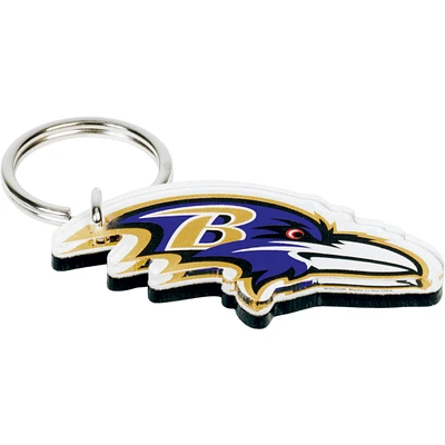 WinCraft Baltimore Ravens Team Logo Premium Acrylic Keychain