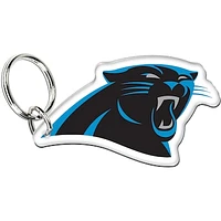 WinCraft Carolina Panthers Team Logo Premium Acrylic Keychain