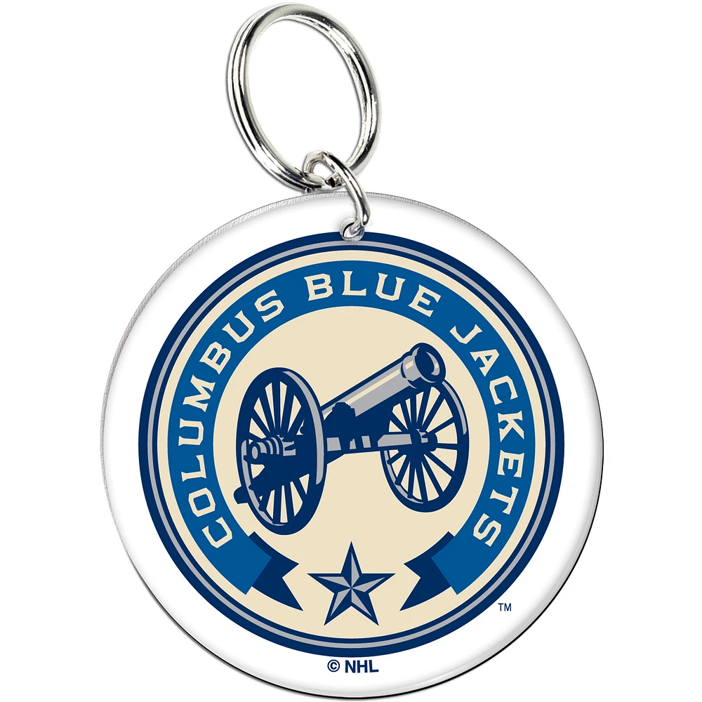 WinCraft Columbus Blue Jackets Team Logo Premium Acrylic Keychain