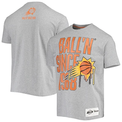 Men's BALL'N Heathered Gray Phoenix Suns Since 1968 T-Shirt