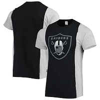 Men's Refried Apparel Black/Heathered Gray Las Vegas Raiders Sustainable Split T-Shirt