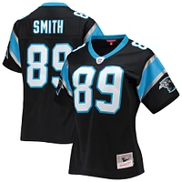 Women's Mitchell & Ness Steve Smith Black Carolina Panthers Legacy Replica Player Jersey