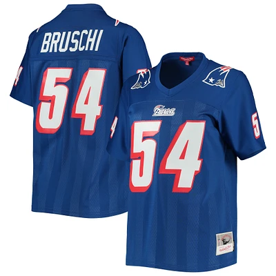 Women's Mitchell & Ness Tedy Bruschi Royal New England Patriots Legacy Replica Player Jersey