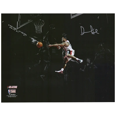 Damon Stoudamire Portland Trail Blazers Autographed 11" x 14" Spotlight Passing vs. Golden State Warriors Photograph