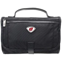 Black Wisconsin Badgers Toiletry Bag