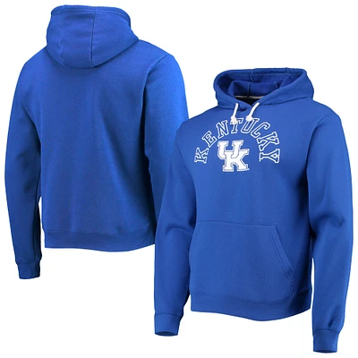 Men's League Collegiate Wear Royal Kentucky Wildcats Seal Neuvo Essential Fleece Pullover Hoodie