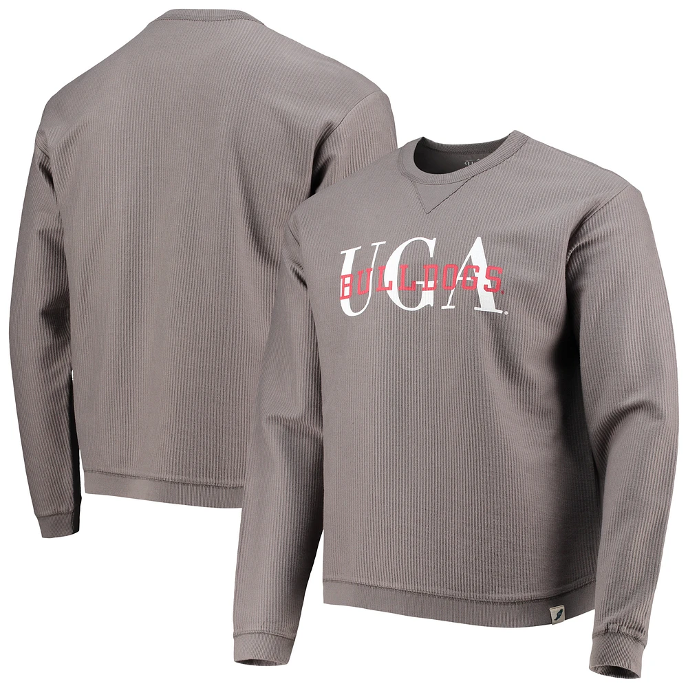 Men's League Collegiate Wear Charcoal Georgia Bulldogs Timber Pullover Sweatshirt