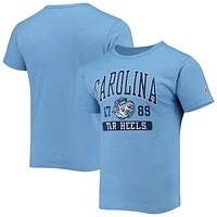 Men's League Collegiate Wear Heathered Carolina Blue North Carolina Tar Heels Volume Up Victory Falls Tri-Blend T-Shirt