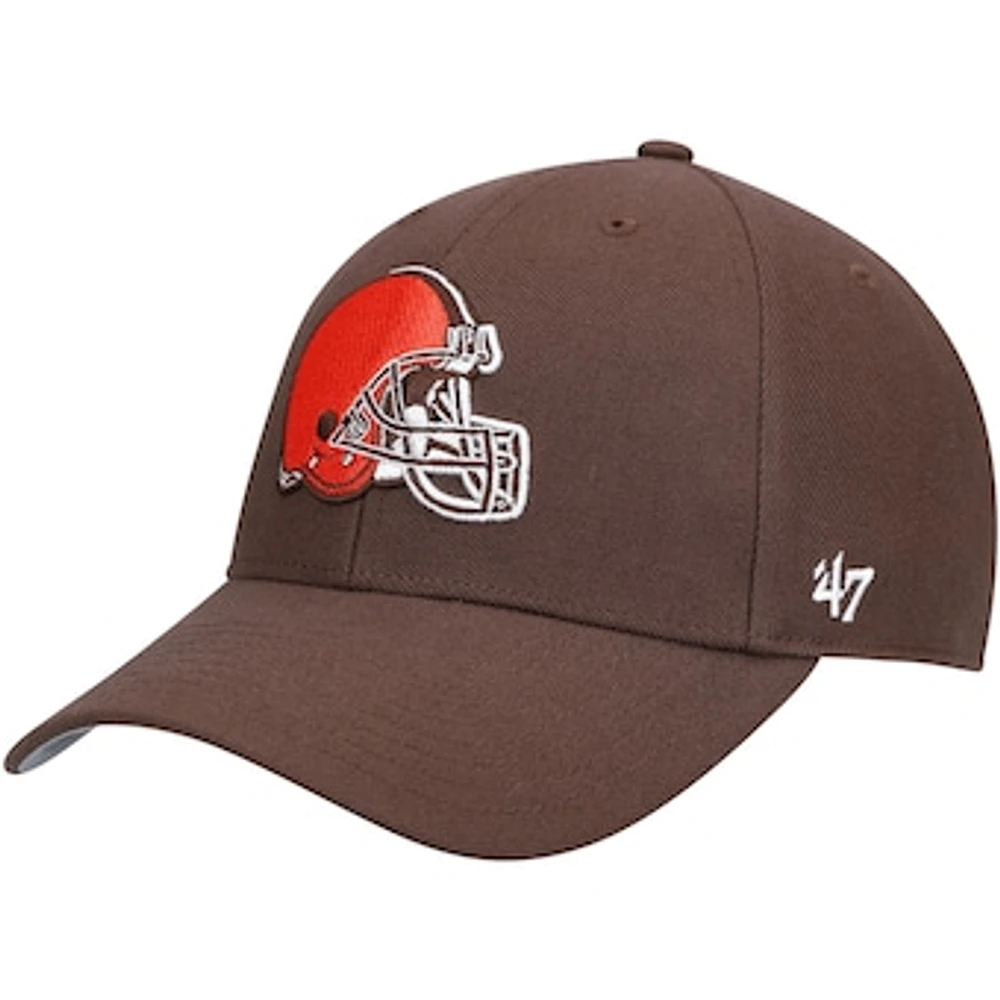 Men's '47 Brown Cleveland Browns Logo MVP Adjustable Hat