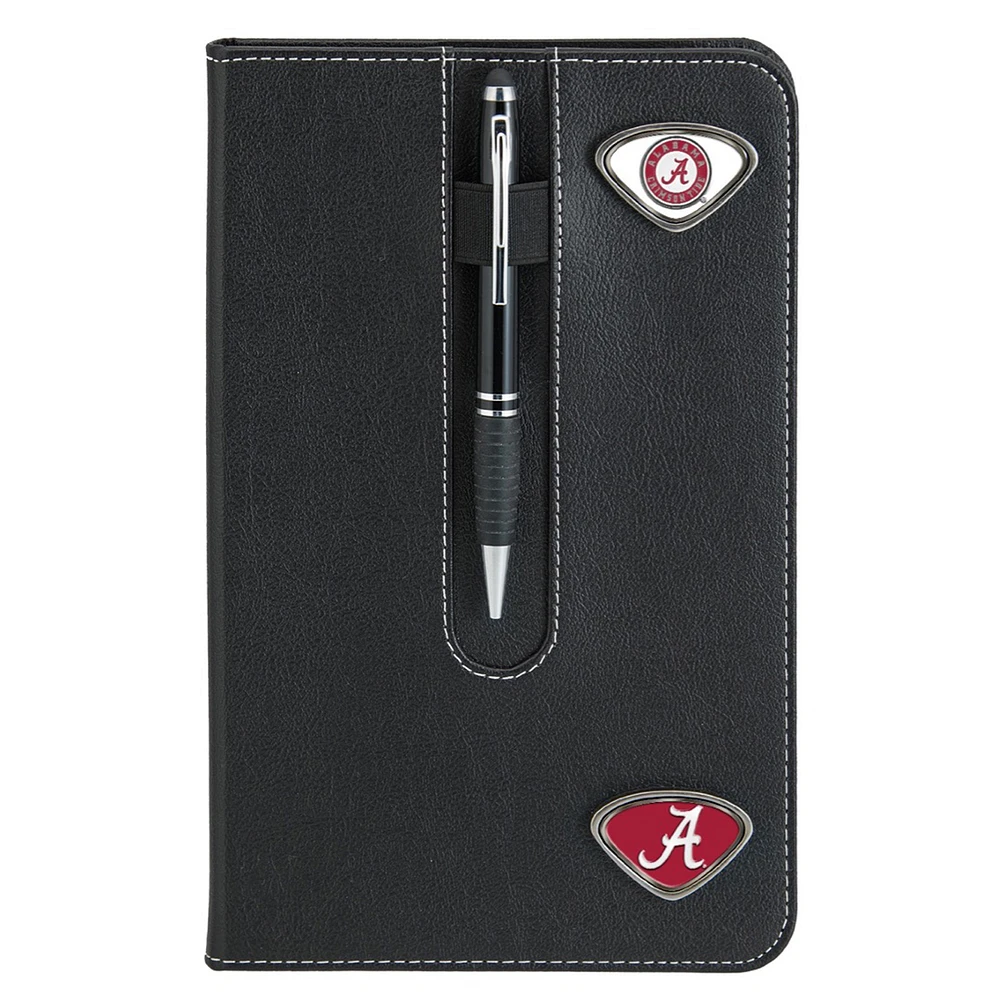 Black Alabama Crimson Tide Business Notebook