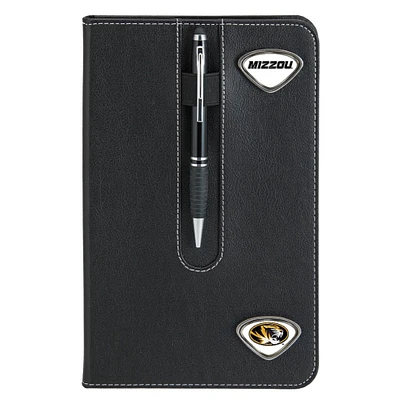 Black Missouri Tigers Business Notebook