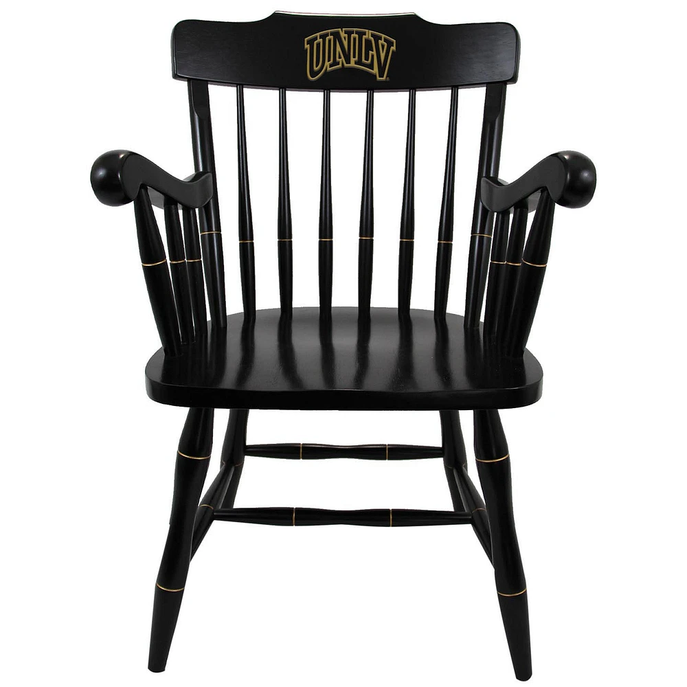 Black UNLV Rebels Primary Logo Captains Chair