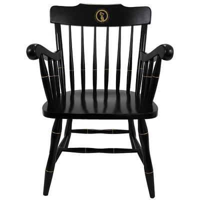 Black Montana Grizzlies Seal Logo Captains Chair