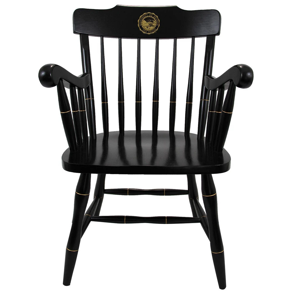 Black UNLV Rebels Seal Logo Captains Chair
