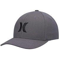 Men's Hurley Gray Logo Textures Flex Hat