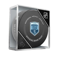 Seattle Kraken Unsigned Inglasco 2021-22 Inaugural Season Official Game Puck