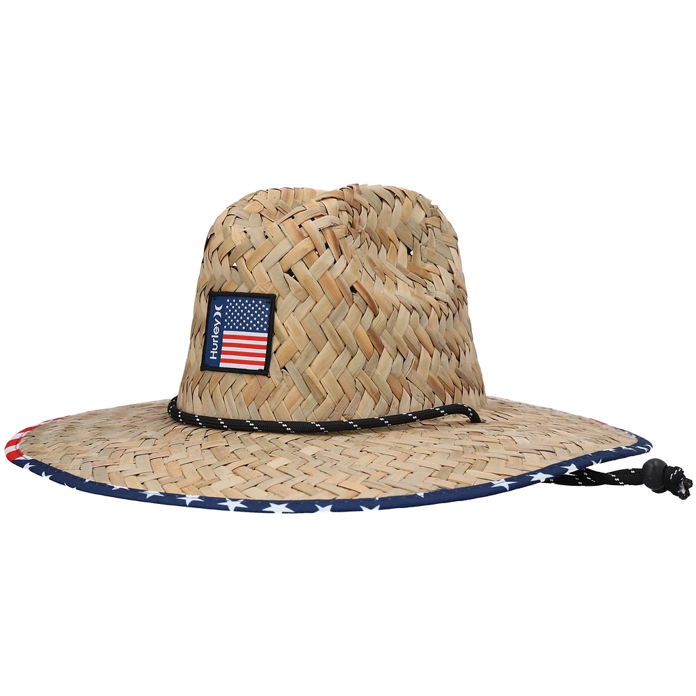 Men's Natural Hurley Channel Islands Lifeguard Straw Hat