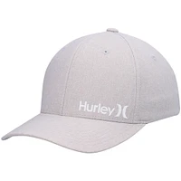 Men's Hurley Gray Corp Textured Flex - Hat