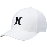 Men's Hurley White 100 One & Only - Flex Hat