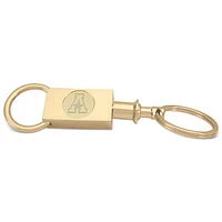 Gold Appalachian State Mountaineers Team Logo Two-Section Key Ring
