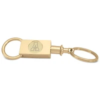 Gold Appalachian State Mountaineers Team Logo Two-Section Key Ring