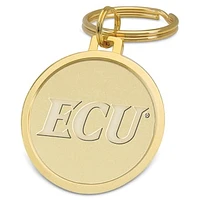 Gold ECU Pirates Team Logo Split-Wire Key Ring