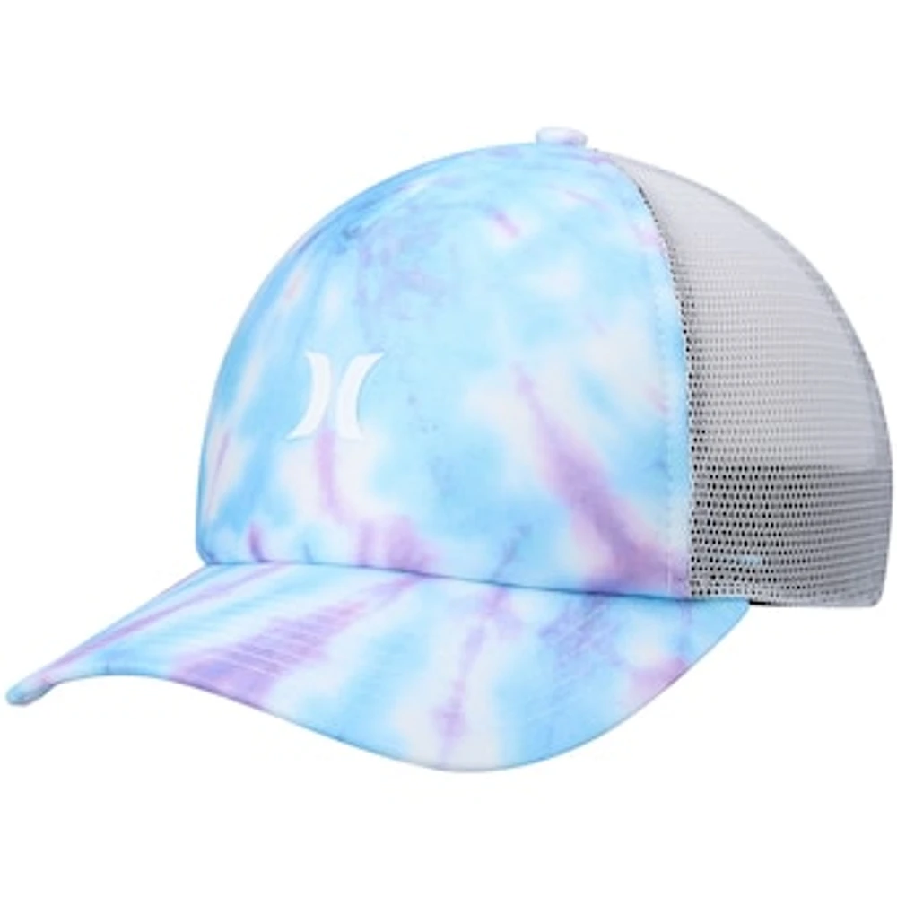 Women's Hurley Light Blue/White Icon Trucker Snapback - Hat