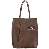 Brown Southern Miss Golden Eagles Plate Logo Mee Canyon Tote